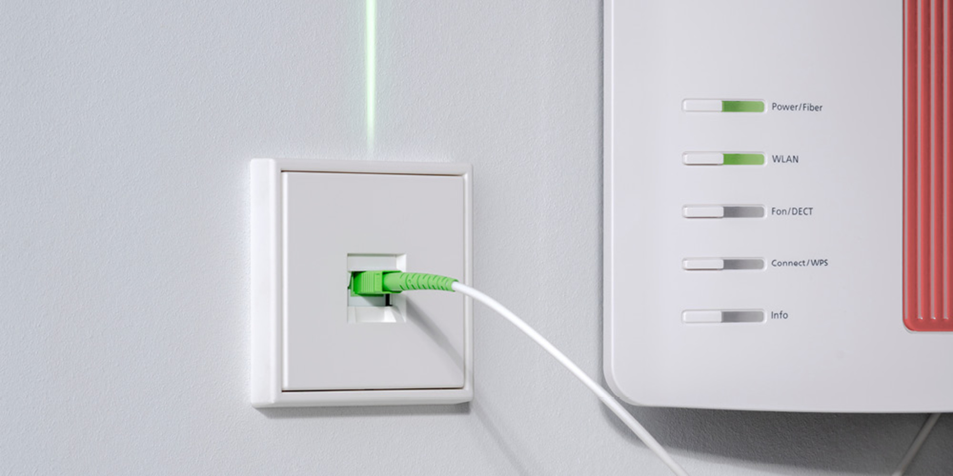 Die neuen Glasfaser-Anschlussdosen bei Main Strom Elektrotechnik e.K. in Alzenau