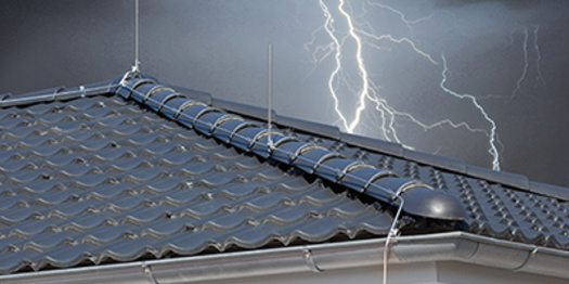 Äußerer Blitzschutz bei Main Strom Elektrotechnik e.K. in Frankfurt am Main